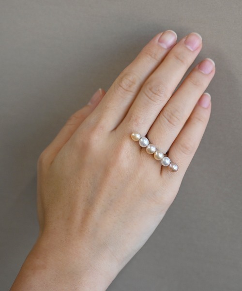 sowi 指輪 リング SV パールライン リング レディース : ZOZOTOWN