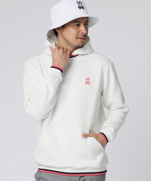 Psycho Bunny（サイコバニー） パーカー 「GOLF」フォントジャガード