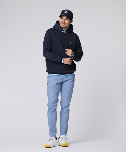 Psycho Bunny（サイコバニー） パーカー 「GOLF」フォントジャガード