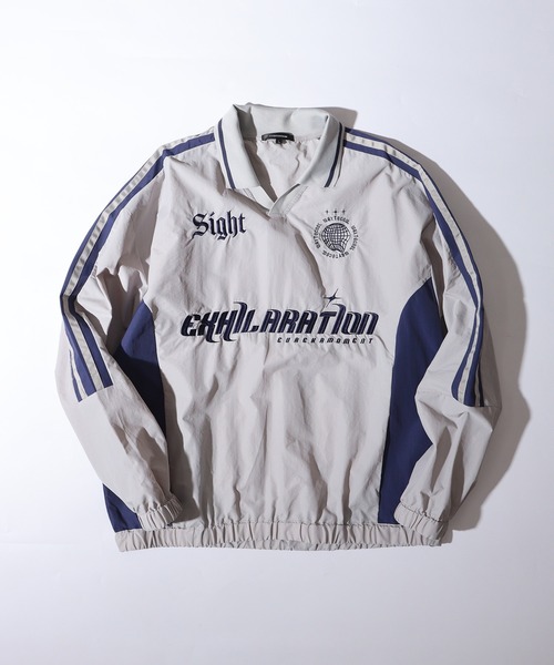 SUGGESTION Uniform design nylon pullover / ユニフォーム