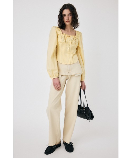 MOUSSY（マウジー） ブラウス シャツ PUFF SLEEVE CORSET FIT ブラウス