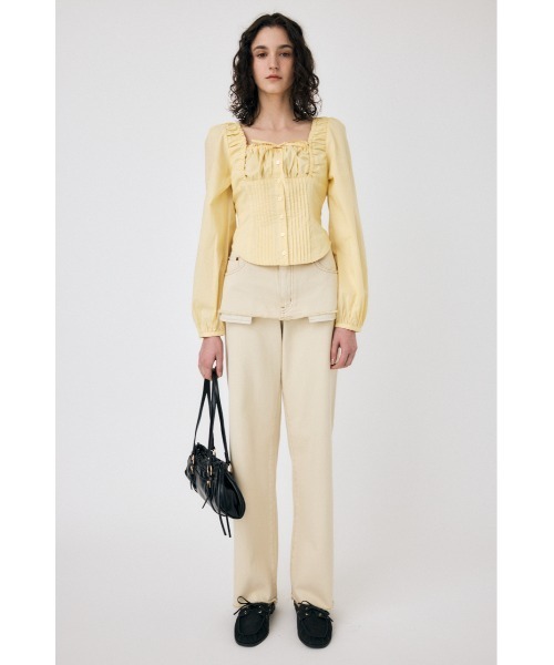 MOUSSY（マウジー） ブラウス シャツ PUFF SLEEVE CORSET FIT ブラウス