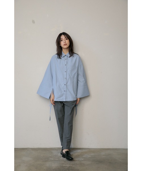 【セール 登場から人気沸騰】 ブラウス AGAWD シャツ レディース チャンキーカフスシャツ トップス