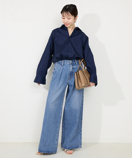 NEEDBY heritage AARON デニムパンツ　ワイドデニム NEEDBY heritage ジーンズ デニム デニムパンツ HERITAGE