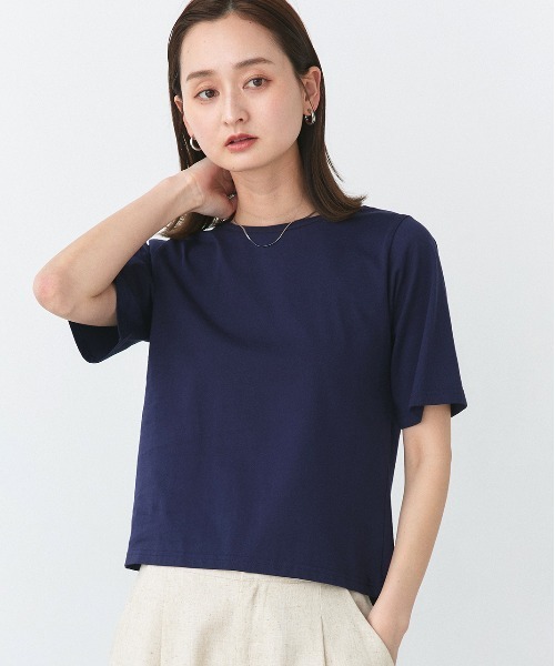 ad thie（アドティエ） tシャツ 半袖 ベーシック コンパクトTシャツ