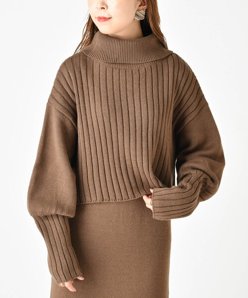 「mystic」 コンビワンピース FREE ブラウン レディース_画像5