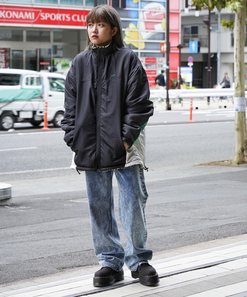 X-girl（エックスガール） ジップアップブルゾン M イエロー