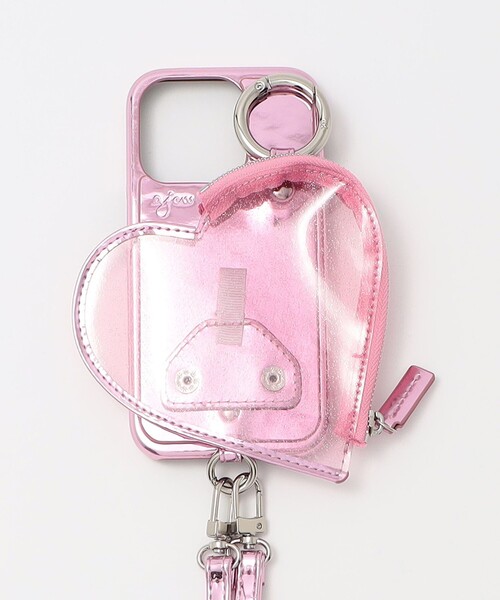 ajew スマホケース 「ajew」PVC HEART PLANET POCKET