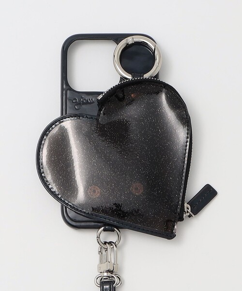 新規購入 ajew スマホケース 「ajew」PVC HEART PLANET POCKET iPhoneアクセサリー