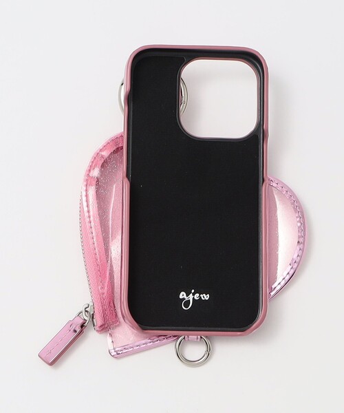 ajew スマホケース 「ajew」PVC HEART PLANET POCKET