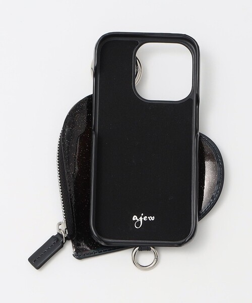 ajew スマホケース 「ajew」PVC HEART PLANET POCKET