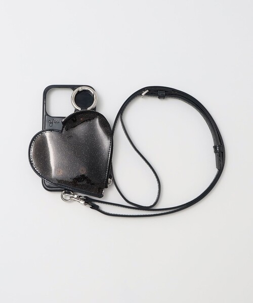 ajew スマホケース 「ajew」PVC HEART PLANET POCKET