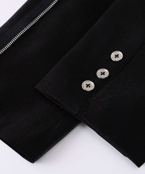 LA POMME petit（ラポミ・プチ） ジャケット テーラードジャケット Zip