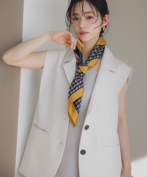 Petitjo ベスト ジレ 小さいサイズ コクーンジレ 低身長さん