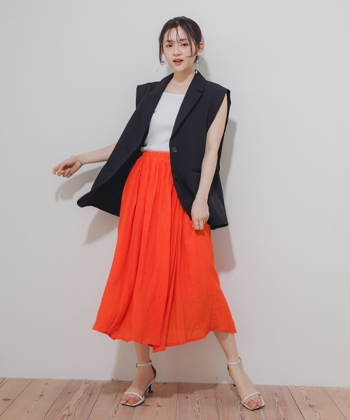 Petitjo ベスト ジレ 小さいサイズ コクーンジレ 低身長さん