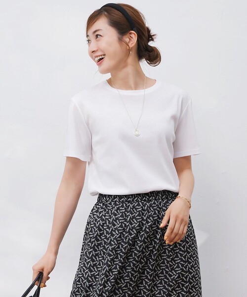 tシャツ 「速乾性/汗じみ防止」ベーシック IT Tシャツ レディース