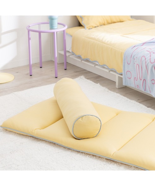☆美品Francfrancふわ柄ロングカバー＋生成カバー＋クッション1セット①☆ ☆美品Francfrancふわ柄ロングカバー＋生成カバー＋クッション1