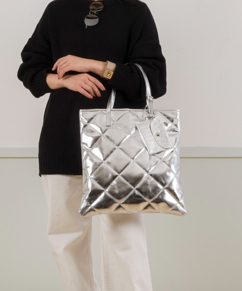 MARCO MASI（マルコマージ） トートバッグ FREE シルバー レディース