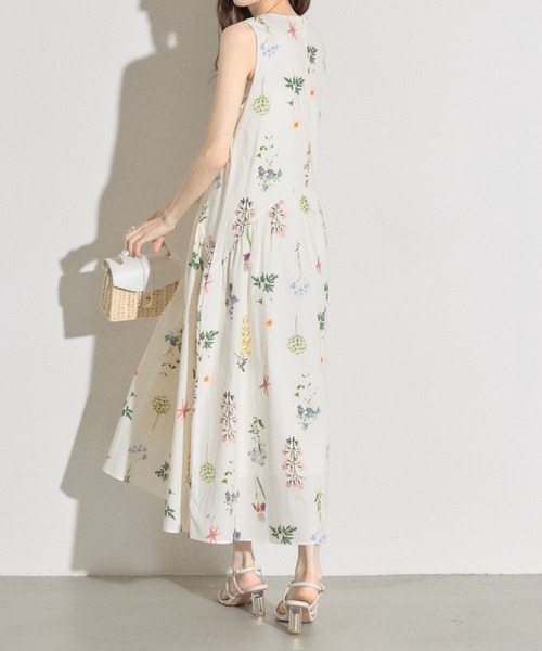 tocco closet ワンピース 「ZOZO限定」スリーブレスフラワー