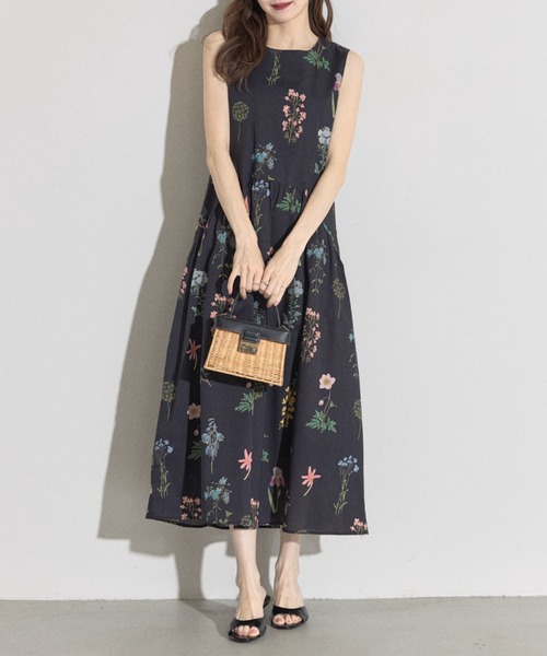 toccocloset ZOZO限定スリーブレスフラワーワンピース　Mサイズ新品 ZOZO限定】スリーブレスフラワーワンピース（ワンピース