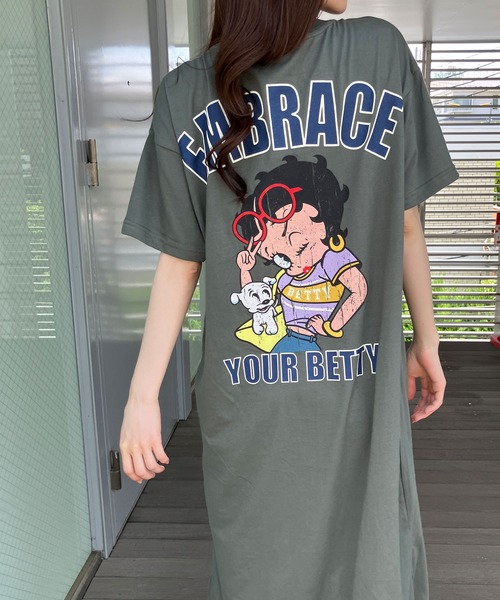 ワンピース BETTY BOOPバックプリントTシャツワンピース | GLAMOROUS JANE | 04