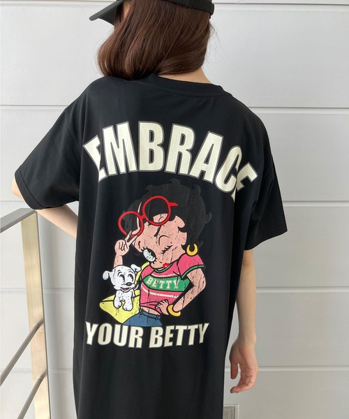ワンピース BETTY BOOPバックプリントTシャツワンピース | GLAMOROUS JANE | 05
