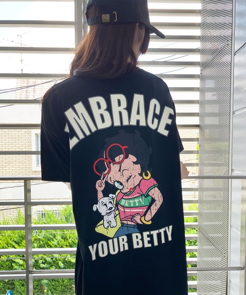 ワンピース BETTY BOOPバックプリントTシャツワンピース | GLAMOROUS JANE | 13