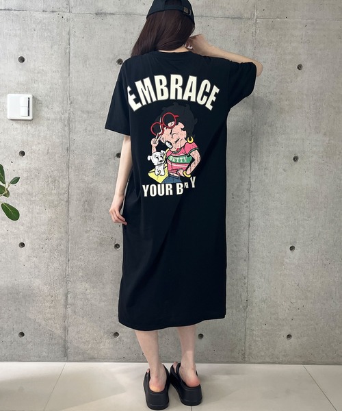 ワンピース BETTY BOOPバックプリントTシャツワンピース | GLAMOROUS JANE | 16