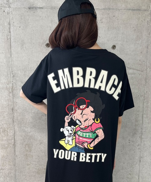 ワンピース BETTY BOOPバックプリントTシャツワンピース | GLAMOROUS JANE | 17