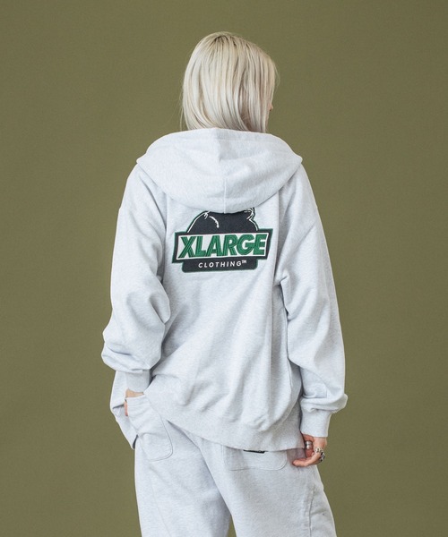 XLarge パーカー MULTI LOGO ZIP UP HOODED SWEATSHIRT（パーカー）｜XLARGE
