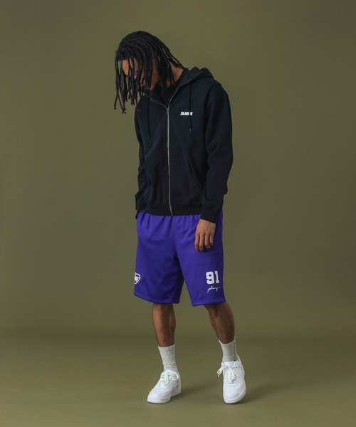XLARGE バーガンディ ジップ パーカー L XLARGE】MULTI LOGO ZIP UP HOODED SWEATSHIRT (X-Large
