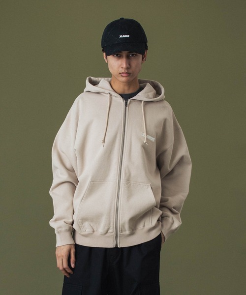 早い者勝ち XLARGE SLANTED OG ZIP HOODED SWEATSHIRT 細部◎ SLANTED OG ZIP HOODED SWEATSHIRT（パーカー）｜XLARGE