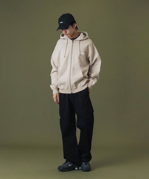 XLARGE パーカー SLANTED OG ZIP HOODED SWEATSHIRT メンズ