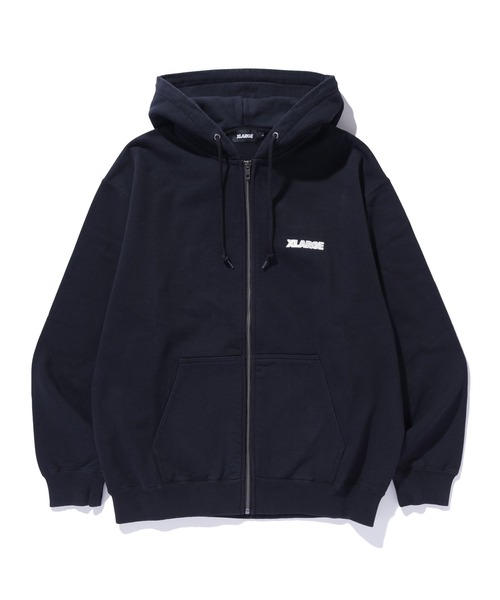 XLARGE パーカー SLANTED OG ZIP HOODED SWEATSHIRT メンズ