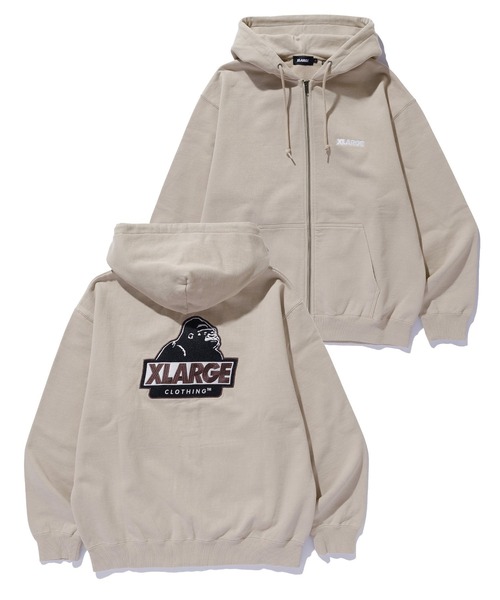 パーカー・フーディ XLARGE BACKSIDE SLANTED OG ZIP HOODED SWEATSHIRT BACKSIDE SLANTED OG ZIP HOODED SWEATSHIRT – calif（カリフ