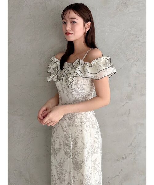 dazzlin（ダズリン） ワンピース 「WEB限定」カスレフラワーIライン