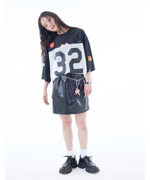 tシャツ 「little sunny bite」sporty mesh big tee レディース メンズ