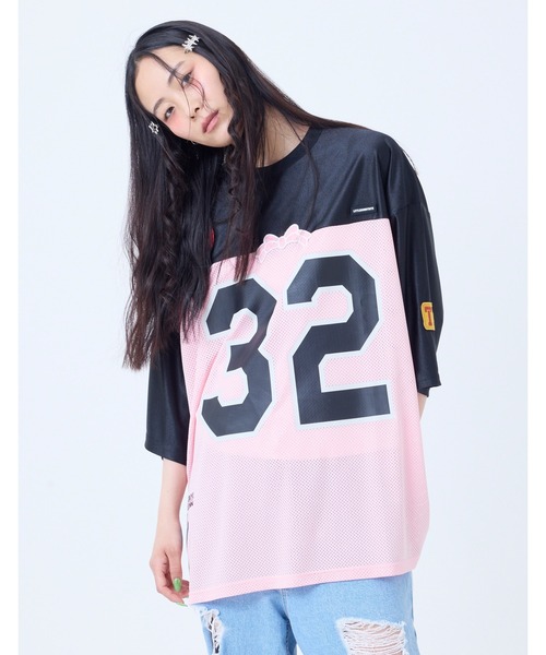 tシャツ Little Sunny Bite/Stripe big tee レディース メンズ Little sunny bite tシャツ Sunny Bite/Stripe big tee