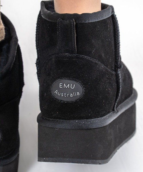 エミュー 厚底ショートブーツ 23㎝ EMU Australia（エミュ オーストラリア） エミュー レディース 厚底