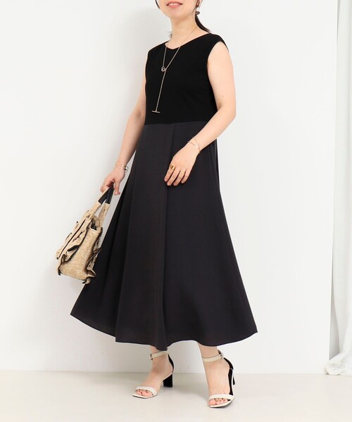 美品NOLLY'Sワンピース NOLLEY'S LIGHT ワンピース ドッキングワンピース : ZOZOTOWN