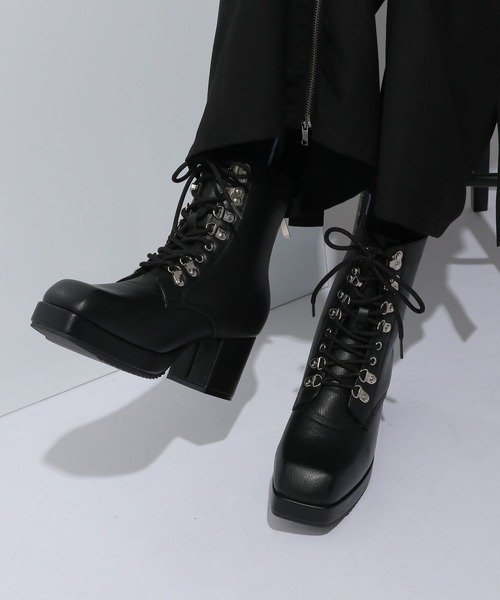 HARE（ハレ） ブーツ MEDIUM ブラック メンズ : ZOZOTOWN Yahoo!店