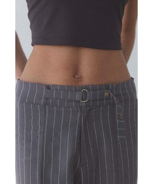 ALEXIA STAM（アリシアスタン） パンツ Stripe Belted Pants