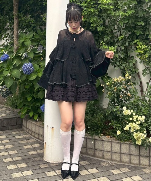 Candy Stripper（キャンディーストリッパー） カーディガン ROSE SHEER