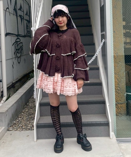 Candy Stripper（キャンディーストリッパー） カーディガン ROSE SHEER