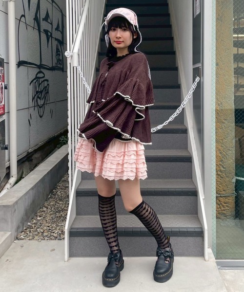 Candy Stripper（キャンディーストリッパー） カーディガン ROSE SHEER