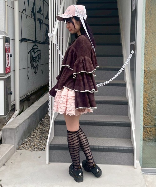 Candy Stripper（キャンディーストリッパー） カーディガン ROSE SHEER