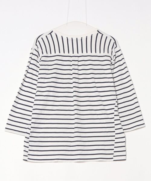 「NANO universe」 7分袖Tシャツ M ホワイト メンズ