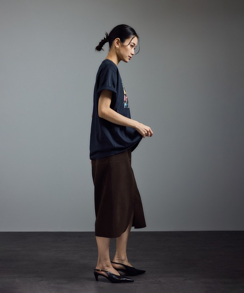 【ホワイト系（11）】【Jim Goldberg for SALON】フォトプリントTEE SALON adam et rope'（サロン アダム エ ロペ） tシャツ 「Jim
