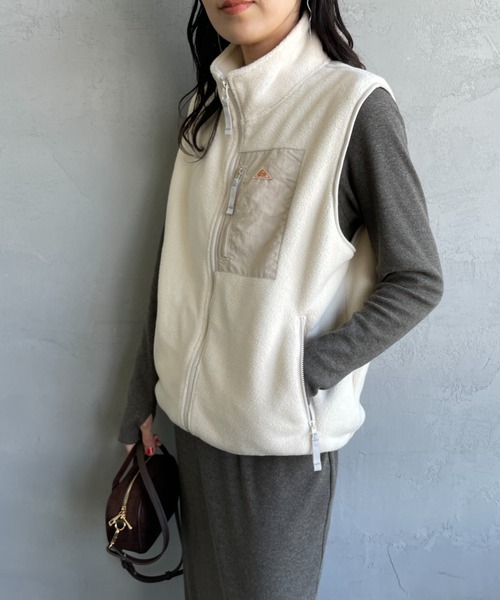 KELTY（ケルティ） ベスト ジレ 別注 フリース スタンドネック ベスト