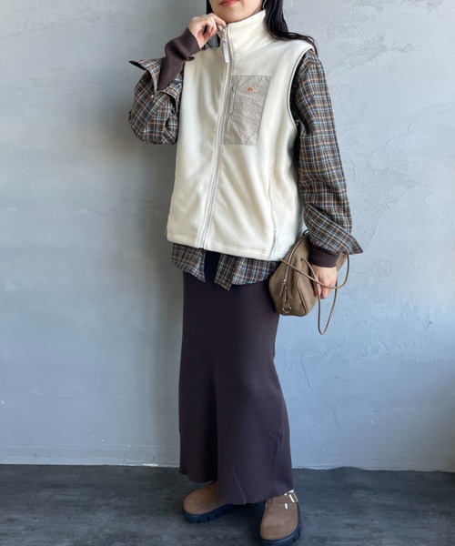KELTY（ケルティ） ベスト ジレ 別注 フリース スタンドネック ベスト